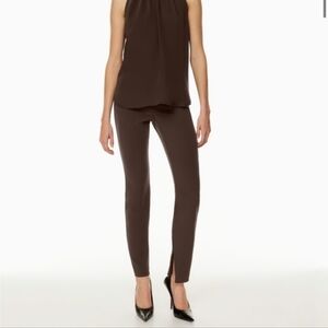 Babaton Mocha Brown Pants BNWT Aritzia Size 6